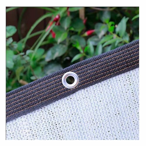 97% Weißes Sonnensegel für Den Außenbereich – Hochdicht Gewebt, Schattentuch für Gewächshäuser 2x2.0m 2x5.0m 2x6.0m 3x4.0m Atmungsaktiver Schattenstoff für Den Rasen Im Hinterhof(2.0x15.0m(6.6'x49')) von PHATM