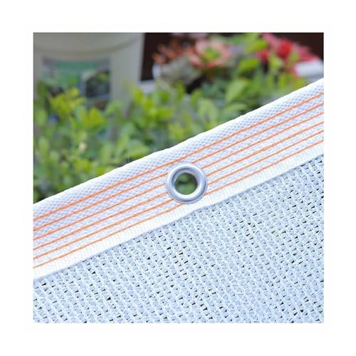 PHATM 55% Weißes Schattennetz Gewächshaus-Schattentuch Aus HDPE-Materialien UV-beständiges Reißfestes Sonnenschutznetz für Balkone Gärten Innenhöfe(2x3.0m(6.6x9.8ft)) von PHATM