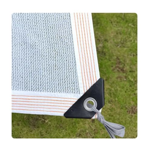 PHATM 55% Weißes Sonnenschutznetz Schattentuch für Gewächshäuser 3x3.0m 3x4.0m 4x5.0m 4x6.0m UV-beständiges Netz für Terrassen Carports Schwimmbadbereiche(4x12.0m=13'x39.4') von PHATM