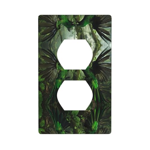 Phayah Bluebird Gaming Patterndecorative Outlet Covers Receptacle Duplex Light Switch Plate Single Dual Plug Covers von PHAYAH