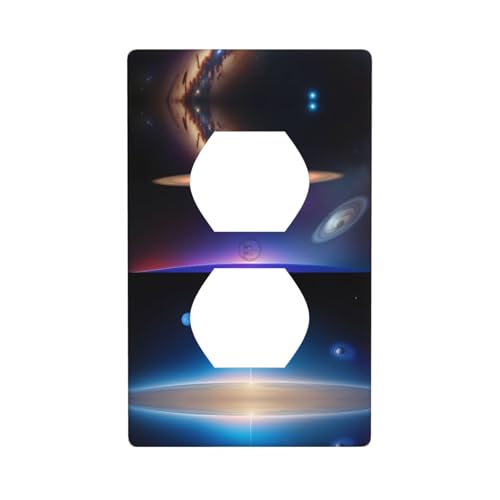 Phayah Cosmic Saturn Pattern Outlet Covers Wall Plate Receptacle Duplex Light Switch Cover Plate Single Dual Plug Electrical Switchplate Phayah Cosmic Saturn Pattern Outlet Covers Wall Plate Receptacle Duplex Light Switch Cover Plate Single Dual Plug Electrical Switchplate von PHAYAH