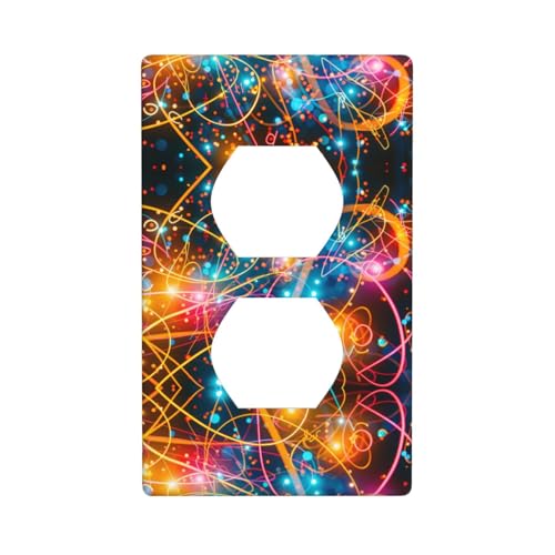 Phayah Musik-Symbol-Linien, Muster, dekorative Steckdosenabdeckungen, Duplex-Lichtschalterplatte, Einzel-Doppelstecker-Abdeckungen Phayah Musik-Symbol-Linien, Muster, dekorative Steckdosenabdeckungen, Duplex-Lichtschalterplatte, Einzel-Doppelstecker-Abdeckungen von PHAYAH