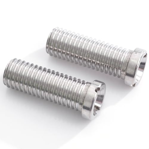 PHCOZY 2 Pcs Küche Spüle Sieb Schraube Verdicken 304 Edelstahl Sieb Abfall Gewinde Schraube Anschluss Waschbecken Schraube für Waschbecken Sieb Stecker(30mm) von PHCOZY