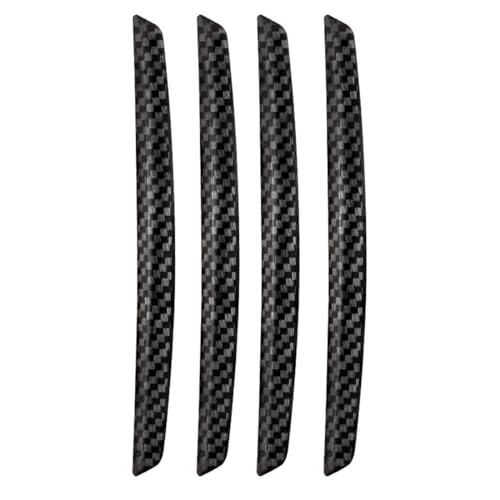 PHCOZY 4 Pcs Auto Universal Carbon Türschützer Dekorative Türschützer Türkantenschutzleisten Stoßstangenschützer Antikollisions Türschützer, Passend für die meisten Autos von PHCOZY