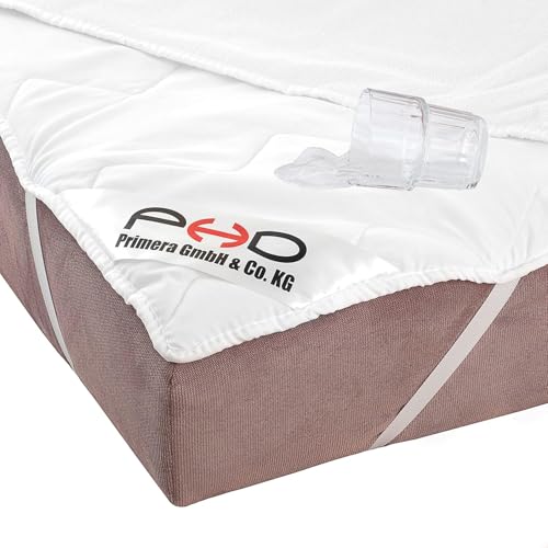 PHD Primera Wasserdichter Matratzenschoner 90x200 cm (2er Set) - 60°C waschbar u. Allergiker-empfohlen für mehr Hygiene im Bett. Matratzenauflage für Matratze u. Boxspringbett f. 90 x 200 von PHD Primera