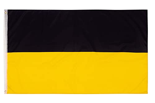 PHENO FLAGS Baden-Württemberg Flagge - Bundeslandfahne mit Messing-Ösen - 90 x 150 cm - Wetterfeste Fahnen für Fahnenmast - 100% Polyester von PHENO FLAGS