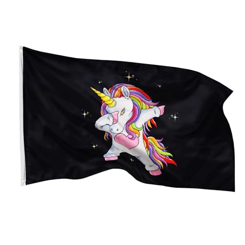 PHENO FLAGS Einhorn Flagge 90x150 cm - Extrem wetterbeständige Fahne mit Messingösen, 100% Polyester, robuste Doppelnaht & in lebendigen Farben - Unicornfahne zur Kinderzimmerdekoration PHENO FLAGS Einhorn Flagge 90x150 cm - Extrem wetterbeständige Fahne mit Messingösen, 100% Polyester, robuste Doppelnaht & in lebendigen Farben - Unicornfahne zur Kinderzimmerdekoration von PHENO FLAGS