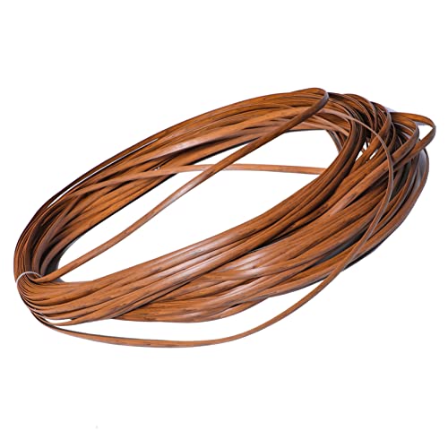 PHENOFICE 1 Rolle DIY Möbel Kunststoff Rattan Wicker Reparaturmaterial Rattan Reparaturset Stuhl Reparaturmaterial Rattan Material Möbel Rattan Kit Grau Rattan Möbel Reparaturzubehör von PHENOFICE