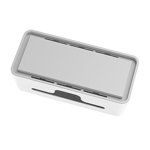 PHENOFICE Kunststoff-Kabel-Organizer Für Haushalt rutschfeste Aufbewahrungsbox Kabelhalter Für Datenkabel Für Wohnzimmer Und Büro von PHENOFICE