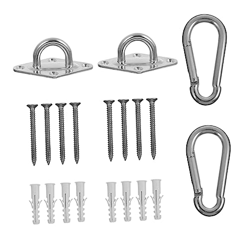 PHENOFICE 1 Satz Hängemattenhaken Set Teiliges Outdoor Karabinerhaken und Federhaken Set für Sichere Aufhängung Robuste Metallhaken für Fitness und PHENOFICE 1 Satz Hängemattenhaken Set Teiliges Outdoor Karabinerhaken und Federhaken Set für Sichere Aufhängung Robuste Metallhaken für Fitness und von PHENOFICE