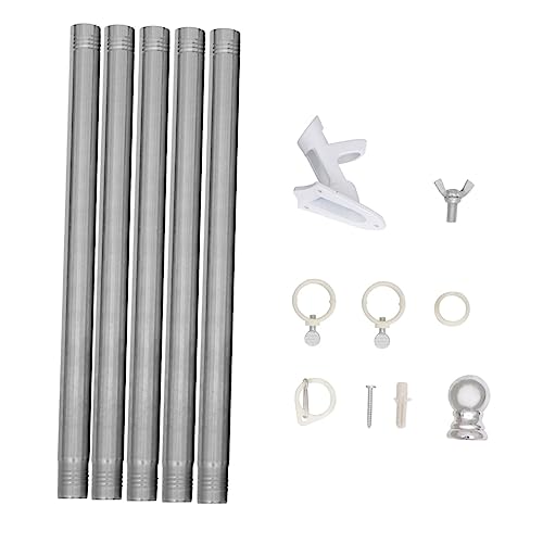 PHENOFICE 1 Set Fahnenmast Set Outdoor Fahnenmast Set Fahnenmast Mit Halterung Drehbarer Fahnenmast Drehbarer Fahnenmast Fahnenmast Halter Fahnenmast Set Fahnenmast Halterung von PHENOFICE