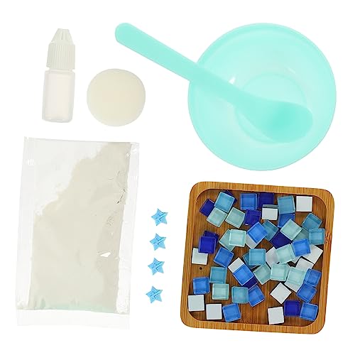 PHENOFICE 1 Set Mosaik Untersetzer, DIY Tischset, Restaurant Untersetzer, DIY Untersetzermaterial, Heim Untersetzer, Kinder DIY Bechermatte, Wärmeisolierende Becherunterlage, Tisch von PHENOFICE