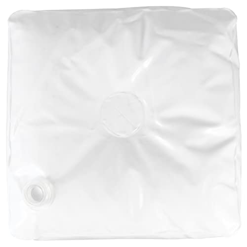 PHENOFICE 1 Stück Wasserdichter Schirmfußgewichtssack PVC Wasserfüllung Stabiler Schirmständer Winddicht für Sonnenschirme und Flaggen Weiße Farbe von PHENOFICE