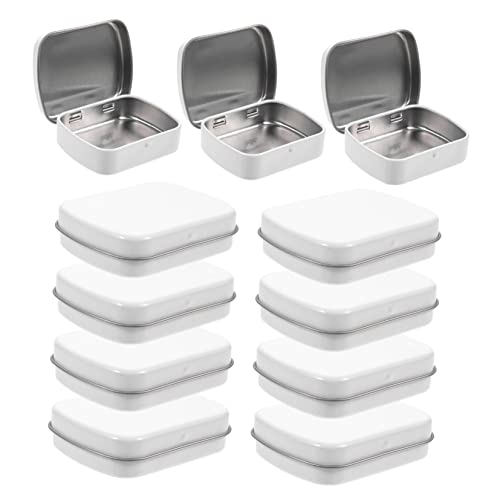 PHENOFICE Elegantes Schmuckkästchen-Set Aus Blech 10-teilig Aufbewahrungsboxen Für Perlen Für Süßigkeiten Ohrringe Mini-Organizer von PHENOFICE