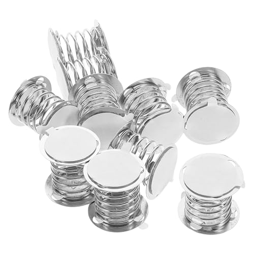 PHENOFICE 10 Stück Metall Federbasis für DIY Wackelpuppen Doppelseitige Klebefläche für Kleine Spielzeugdekorationen Fördert Kreativität und Motorik PHENOFICE 10 Stück Metall Federbasis für DIY Wackelpuppen Doppelseitige Klebefläche für Kleine Spielzeugdekorationen Fördert Kreativität und Motorik von PHENOFICE