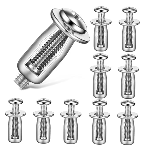 PHENOFICE 10Stücke Teiliges Hohlraumanker Expansionsnuss mit Schrauben für Stahlschuppen und Hohltüren Verzinktem Korrosionsbeständig für Einfache Installation PHENOFICE 10Stücke Teiliges Hohlraumanker Expansionsnuss mit Schrauben für Stahlschuppen und Hohltüren Verzinktem Korrosionsbeständig für Einfache Installation von PHENOFICE