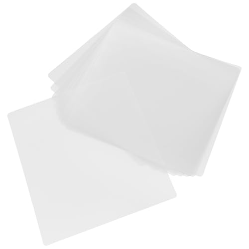 PHENOFICE 10 Stück Transparente PVC Bastelmatte 3D-Stift Zeichenmatte Wiederverwendbare Kunstschablonen Leicht und Tragbar Kompatibel mit 3D-Druckstiften für Selbstgemacht Kreativität von PHENOFICE