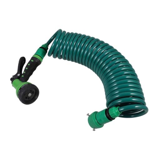 PHENOFICE 1Satz Flexibler Autowaschschlauch Leichter und Erweiterbarer Gartenschlauch mit Einziehbarem Design für Autowäsche und Gartenbewässerung Sprühset mit Mehreren Mustern von PHENOFICE