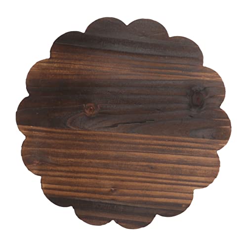 PHENOFICE Pflanzkübel-radsockel Aus Holz Pflanztopf Mit Outdoor-rädern Blumentopfständer von PHENOFICE