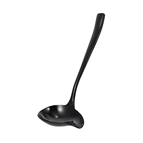PHENOFICE 1Stück Duckbill Löffel Schwarzer Suppenlöffel aus Lebensmittelechtem für Soßen Hot Pot und Desserts Ergonomisches Design für Angenehme Handhabung PHENOFICE 1Stück Duckbill Löffel Schwarzer Suppenlöffel aus Lebensmittelechtem für Soßen Hot Pot und Desserts Ergonomisches Design für Angenehme Handhabung von PHENOFICE