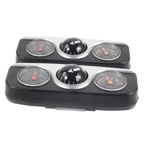 PHENOFICE 2 Stück Auto Führungskugel Hygrometer Autokompass Auto Kompass Armaturenbrett Kompasse Armaturenbrett Zubehör Grau Abs PHENOFICE 2 Stück Auto Führungskugel Hygrometer Autokompass Auto Kompass Armaturenbrett Kompasse Armaturenbrett Zubehör Grau Abs von PHENOFICE