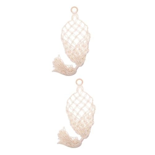 PHENOFICE Zwiebel Sack 2 Stück Baumwollseil Hängekorb Paniers Schüssel Roter Korb An Der Wand Montierter An Kleidung Montierter Obstkorb Hängender Zwiebelkorb Obst Hängekorb Boho Hängekörbe PHENOFICE Zwiebel Sack 2 Stück Baumwollseil Hängekorb Paniers Schüssel Roter Korb An Der Wand Montierter An Kleidung Montierter Obstkorb Hängender Zwiebelkorb Obst Hängekorb Boho Hängekörbe von PHENOFICE