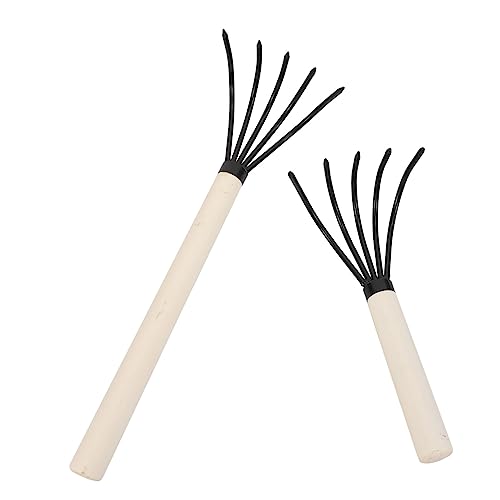 PHENOFICE 2 Stück Teiliges Muschelgrabwerkzeug Set mit Rutschfestem Holzgriff Ergonomisch Geformter Seerake für Strände und Teiche Robustes Klammungstool für Muscheln und Meeresfrüchte PHENOFICE 2 Stück Teiliges Muschelgrabwerkzeug Set mit Rutschfestem Holzgriff Ergonomisch Geformter Seerake für Strände und Teiche Robustes Klammungstool für Muscheln und Meeresfrüchte von PHENOFICE
