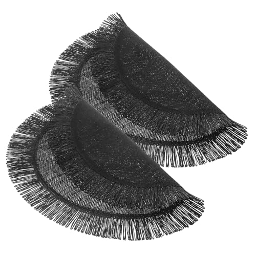 PHENOFICE Rundes Tischset-Set Aus Naturmaterial Hitzebeständig Gewebtes Design Esstischunterlage Wärmeisolierendes Tablett Für Verschiedene Anlässe von PHENOFICE