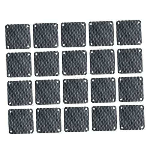 PHENOFICE Lüfterabdeckungen 20er Satz Lüfternetz Aus PVC 4 cm Größe Schutz Für Pc-lüfter Und Elektronik Sauber Und Langlebig von PHENOFICE