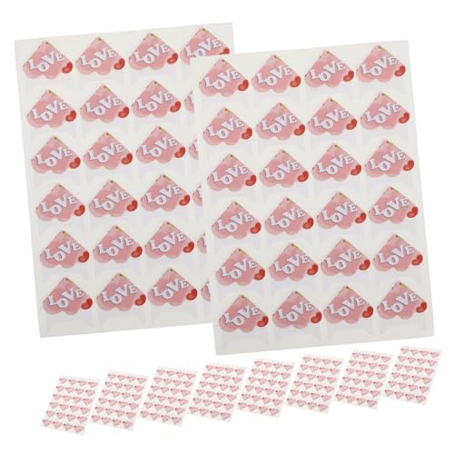 PHENOFICE 240 Stück Scrapbook-eckaufkleber: Selbstklebende Dekorative Fotohalter – Aufkleber Mit Herzmuster – Kantenschutz Für DIY-notizbuch, Tagebuch Oder Album von PHENOFICE