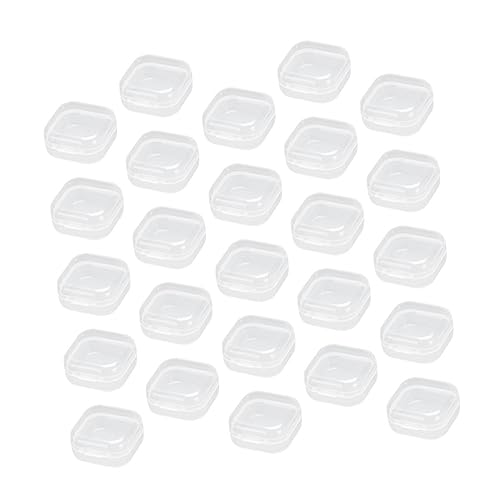 PHENOFICE 25stücke Teilige Transparente Perlen-aufbewahrungsboxen Leere Lagerbehälter Für Lose Perlen Kleine Kunststoff-Organizer-Boxen Für Schmuckstücke Und Kleinigkeiten von PHENOFICE