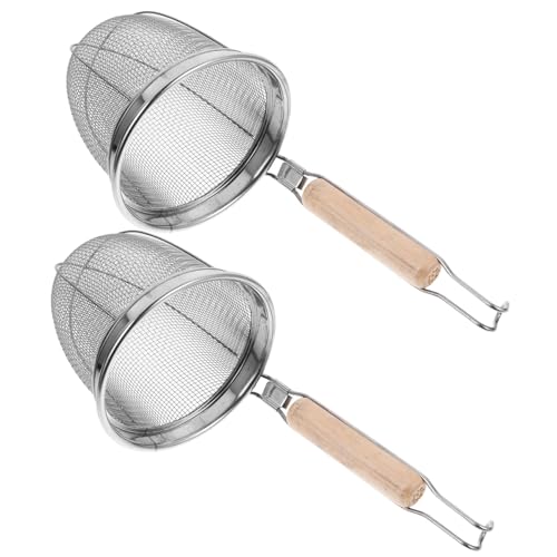 PHENOFICE 2stücke Netzsieb Aus Siebkorb Für Nudeln Küchenhelfer Zum Abgießen Kochwerkzeug Für Zuhause Und Restaurant von PHENOFICE