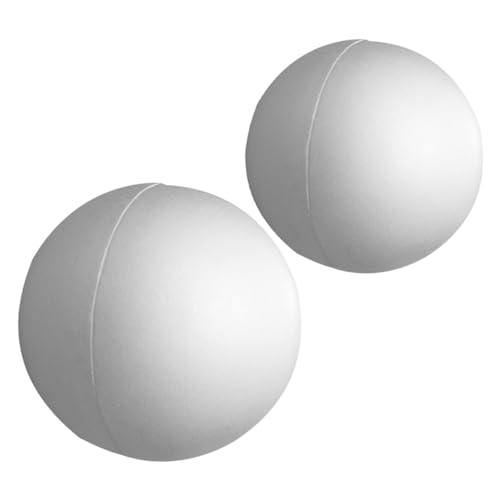 PHENOFICE Bastelbälle 2 Stück -Schaumstoff Runde Bälle Unbemalte Bälle Zum Basteln Hochzeitsdeko-Ideen von PHENOFICE