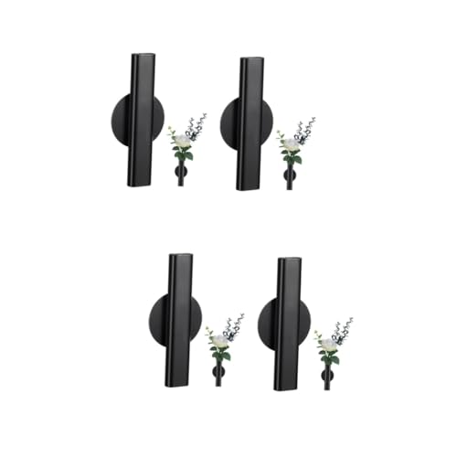 PHENOFICE 2st Wandblumenständer Nordische Blumenröhre Kolumbarium-blumenhalter Wandmontierte Vase Salbeigrüne Vase Blumen-wanddekoration Wandvase Vase Zum Aufhängen An Der Wand Erbse Metall von PHENOFICE