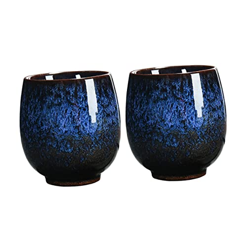 PHENOFICE 2stücke Kung Fu Teetassen Aus Handgefertigte Teetassen Für Büro Und Zuhause Stilvolle Für Teeliebhaber Blaues Design Langlebig Und Sicher PHENOFICE 2stücke Kung Fu Teetassen Aus Handgefertigte Teetassen Für Büro Und Zuhause Stilvolle Für Teeliebhaber Blaues Design Langlebig Und Sicher von PHENOFICE