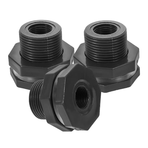 PHENOFICE 3 Stück Teiliges Aquarium Rohrverbinder Langlebiger Kunststoff Adapter mit Optimiertem Flussdesign für Reibungslose Wasserzirkulation Einfache Installation ohne Werkzeug Geeignet von PHENOFICE