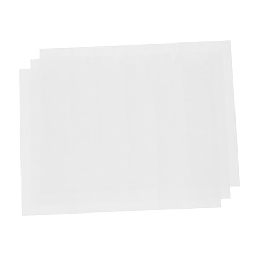 PHENOFICE 3 Stück Wiederverwendbare Ofenmatten-einlagen Glasfasermaterial Antihaftbeschichtet Ölbeständig Für Backofen Weiß von PHENOFICE