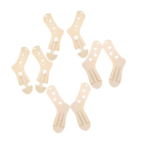 PHENOFICE 4paare Sockenspanner Aus Holz Strumpfstrickformen Zum Stricken Und Häkeln Sockenformen Zum Selbermachen Sockenspannformen Zum Anfertigen von PHENOFICE