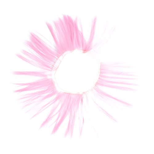 PHENOFICE 5-teiliges Perückenset Aus Glattem Echthaar Für Damen Hitzebeständig Kurze Perücke Für Puppen von PHENOFICE