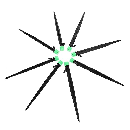PHENOFICE 50 Stück Garten Bewässerung Tropfdüsen mit Löchern Einstellbare Sprinkler Köpfe für Garten Gewächshaus Hochbeete und Kräuter Langlebiges Material Tropf Bewässerungssystem von PHENOFICE