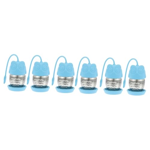 PHENOFICE 6stücke Edelstahl Teefilter Tragbare Teefilter Für Losen Tee Für Küche Büro Und Teehäuser Einfach Zu Reinigen Und Wiederverwendbar von PHENOFICE