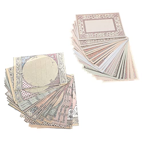 PHENOFICE 60stücke Dekorativen Papier Für Sammelalbum DIY Mit Vielfältigen Mustern Hervorragend Und Einzigartig Leicht Zu Handhaben Für Notizbücher Tagebücher Fotoalben Und Mehr von PHENOFICE