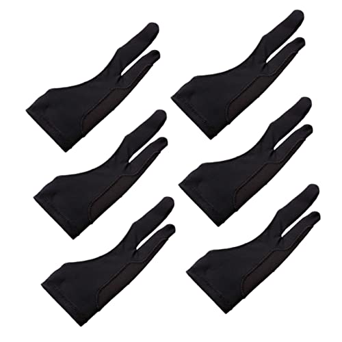 PHENOFICE 6St Fingerhandschuhe Skizzierhandschuhe Zweifingerhandschuhe Künstlerhandschuhe Tablet handschuh zeichenhandschuh Doppelfinger-Handschuhe Zeichenblock für Tablets Black PHENOFICE 6St Fingerhandschuhe Skizzierhandschuhe Zweifingerhandschuhe Künstlerhandschuhe Tablet handschuh zeichenhandschuh Doppelfinger-Handschuhe Zeichenblock für Tablets Black von PHENOFICE