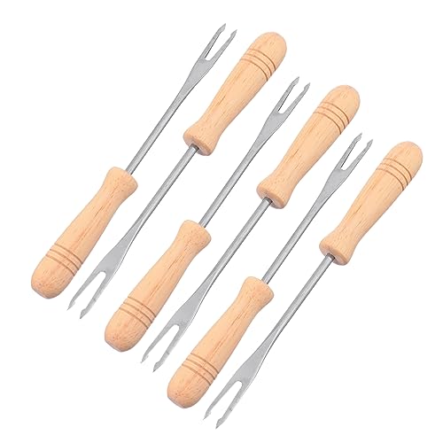 PHENOFICE 6Stücke Maiskolbenhalter mit Holzgriff Praktische Spieße für Grillabende und Camping Wiederverwendbare Maisgabeln Rostfrei und Spülmaschinenfest PHENOFICE 6Stücke Maiskolbenhalter mit Holzgriff Praktische Spieße für Grillabende und Camping Wiederverwendbare Maisgabeln Rostfrei und Spülmaschinenfest von PHENOFICE