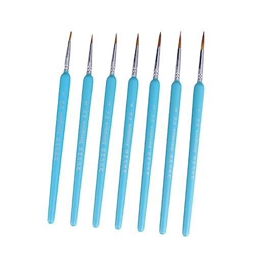 PHENOFICE 7St Detailpinsel Miniaturpinsel Öl-Aquarell-Pinsel malen professionelles Detail Pinsel mit feiner Spitze acrylharz acrylklötzchen pinseldose zeichnen zubehör aquarocket Bambus PHENOFICE 7St Detailpinsel Miniaturpinsel Öl-Aquarell-Pinsel malen professionelles Detail Pinsel mit feiner Spitze acrylharz acrylklötzchen pinseldose zeichnen zubehör aquarocket Bambus von PHENOFICE
