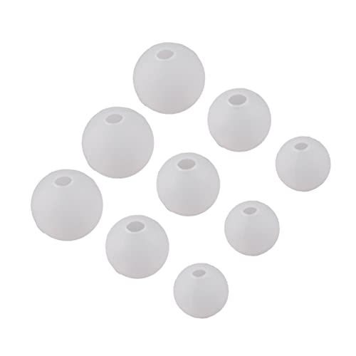 PHENOFICE 9-teilige Silikonformen Kugel Für Epoxidharz Wiederverwendbar Flexibel Leicht Zu Entformen Für Diy Bastelarbeiten von PHENOFICE