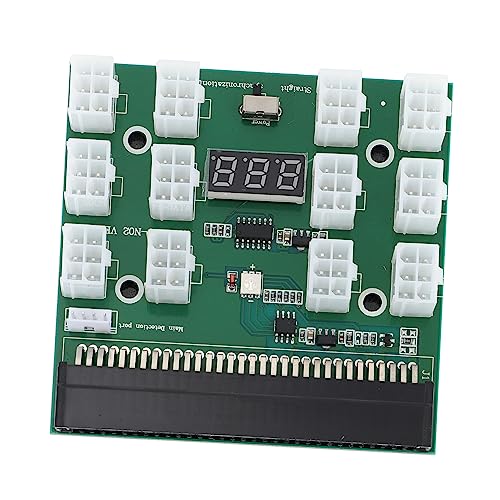PHENOFICE Adapterplatine Steckdosenleiste Computerzubehör synchrone Leistungsplatine mehrere Netzteiladapter adaptador Power Adapter powerlan-Adapter Computerteil GPU-Mining-Versorgung Abs von PHENOFICE