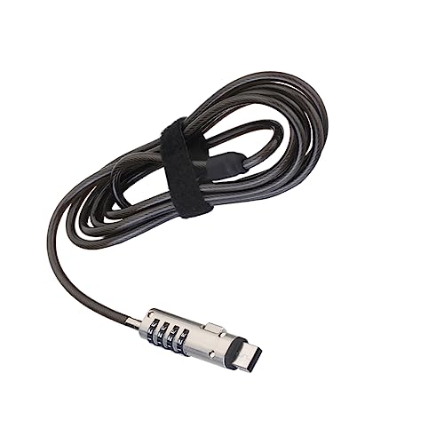 PHENOFICE Laptop-computersperre USB-sperre Tragbare Passwortsperre Flexible Geräteabsicherung 360-grad-drehung Diebstahlschutz von PHENOFICE