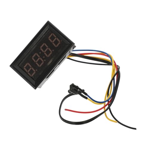 PHENOFICE Digitales Auto-armaturenbrett Thermometer Uhr Volt-messgerät mit -anzeige Grün Multifunktionale Fahrzeuguhr für Präzise Temperatur Spannungsmessung im Fahrzeug von PHENOFICE