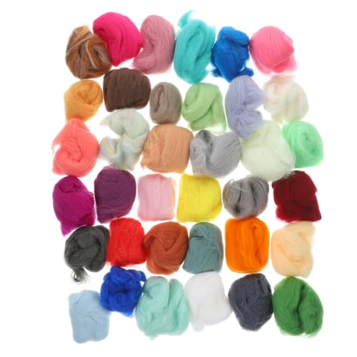 PHENOFICE Farben Roving Set für Nadelfilzen und DIY Handarbeiten pro Farbe für Kreative Projekte und Nassfilzen PHENOFICE Farben Roving Set für Nadelfilzen und DIY Handarbeiten pro Farbe für Kreative Projekte und Nassfilzen von PHENOFICE